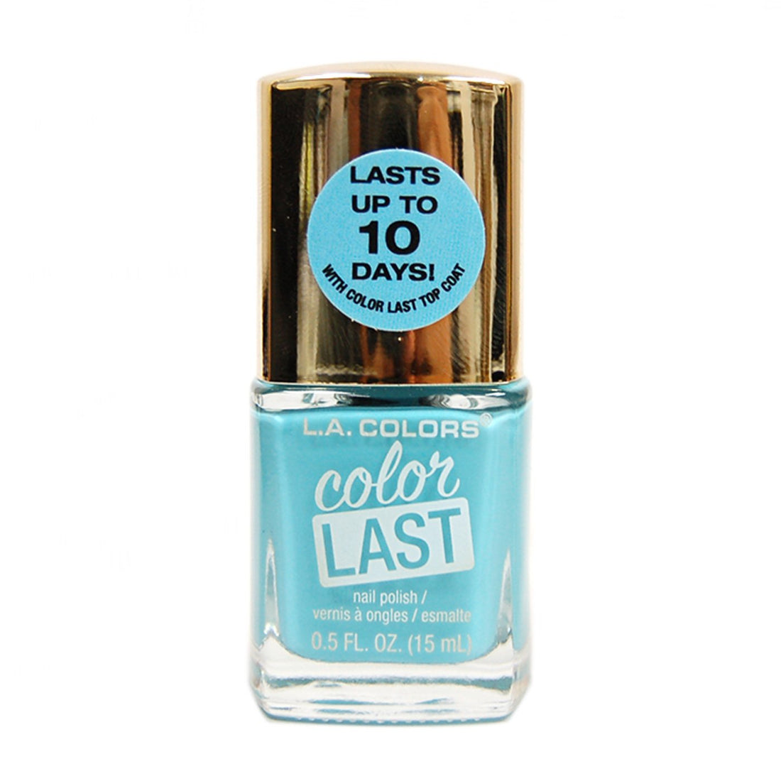 L.A. COLORS Happiness, 1 Ounce: L. A. Colors Last Nail Polish, Happiness, 1 Ounce