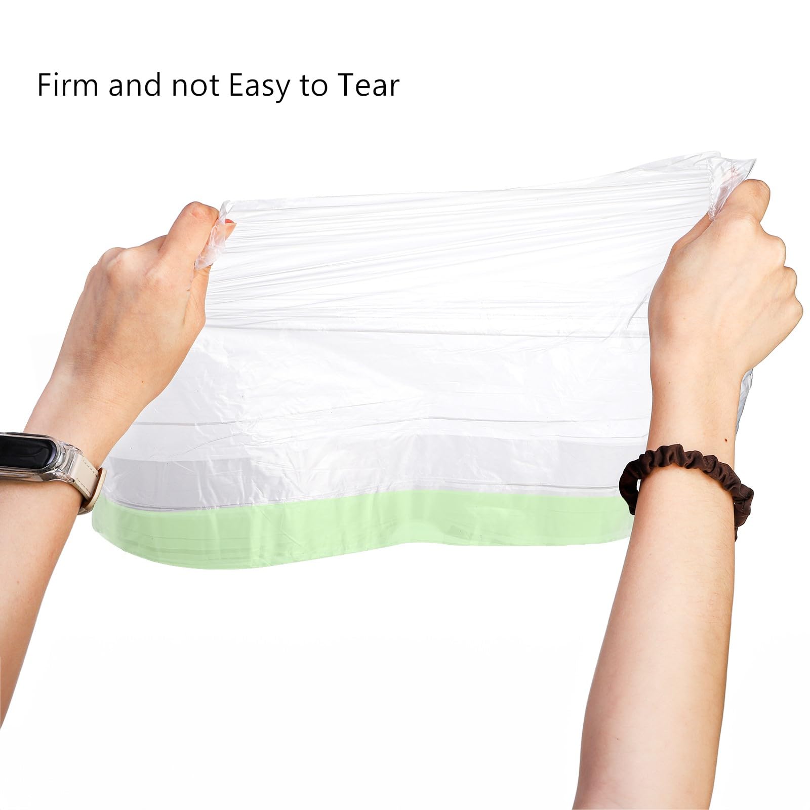 Tebery 100 Pack Portable Potty Chair Liners with Drawstring, Potty Bags Potty Liners Disposable for Baby Toilet Potty Training Seat