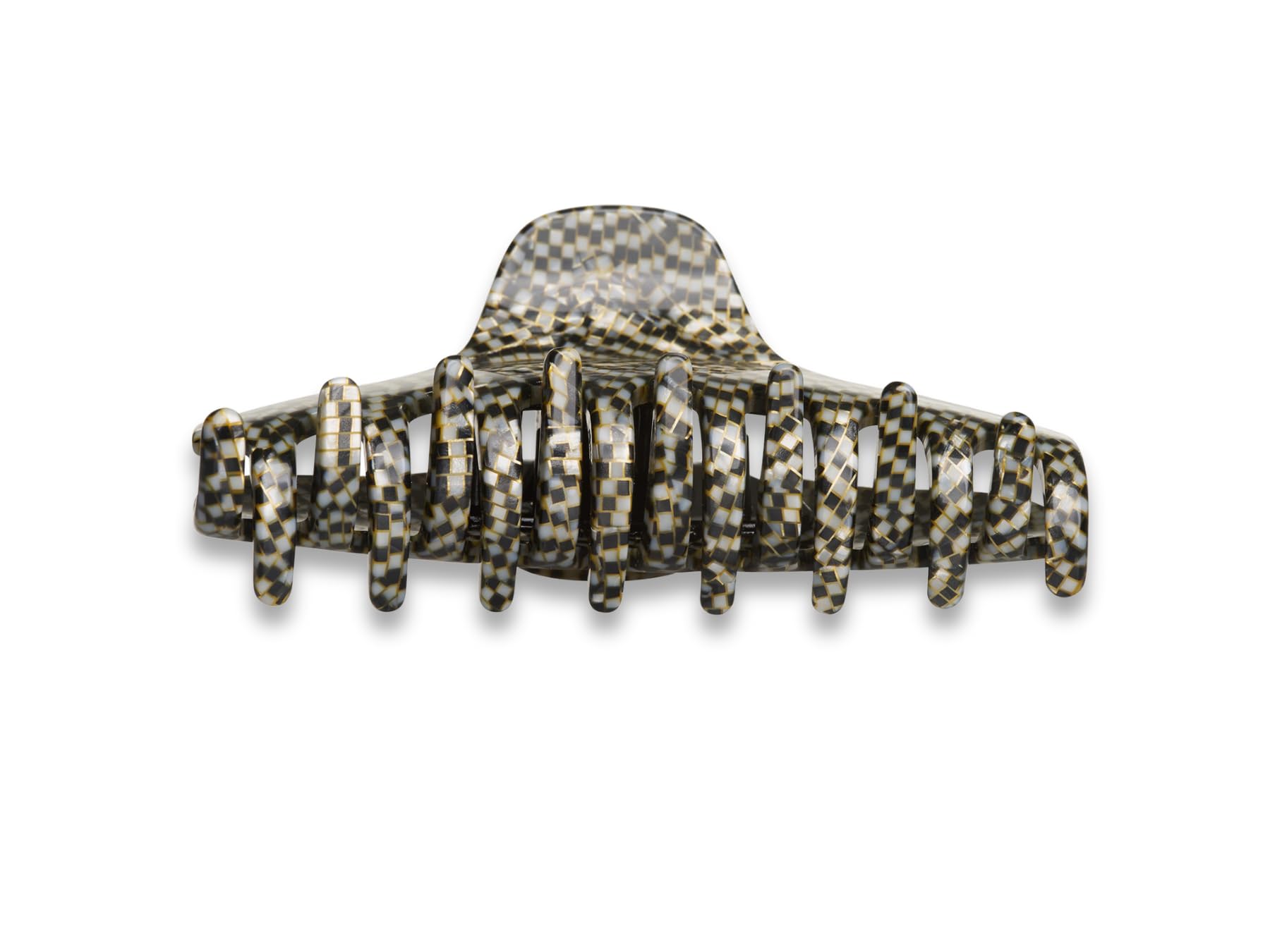 Allure Black & White Hair Clip, Handmade in France