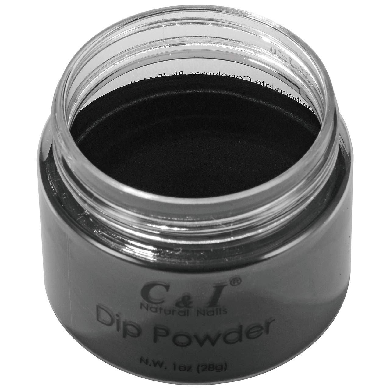 C I C & I Dipping Powder Color No. 004 Black Builder Color System