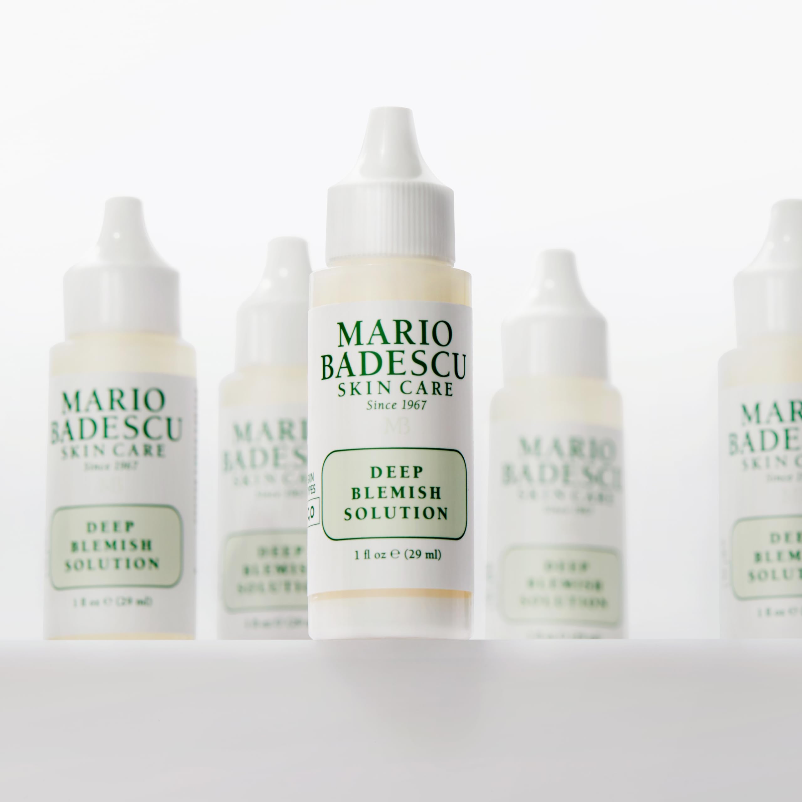 Mario Badescu Deep Blemish Solution, Spot Treatment for Face with Potent Zinc Oxide, Niacinamide and B Vitamins Overnight Treatment Serum that Targets Large Blemishes Under the Skin 1 Fl Oz.