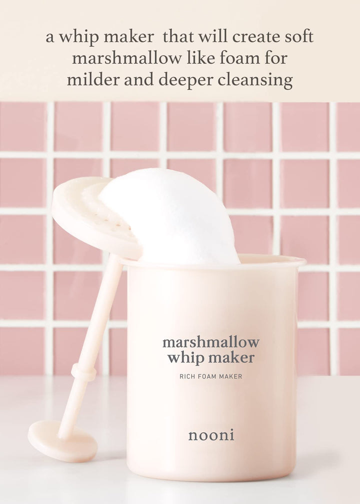 NOONI Marshmallow Whip Maker Foam Cleanser | Rich Foam Maker for Face Wash | Korean Skincare Tools