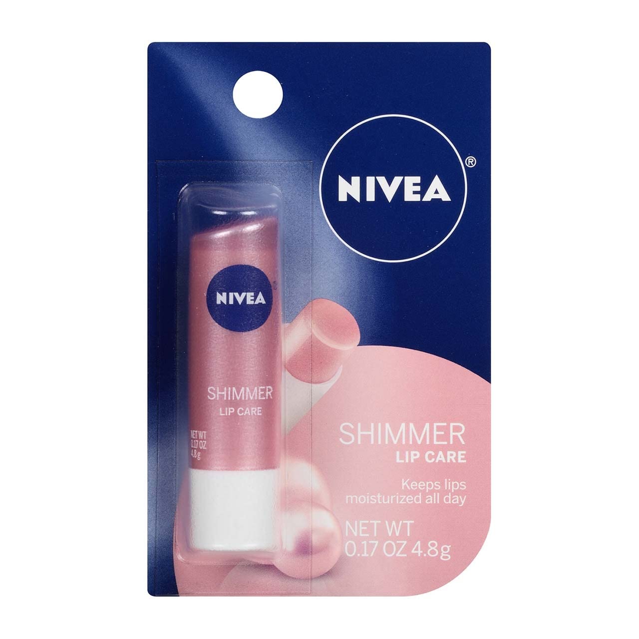 Nivea A Kiss Of Shimmer Radiant Lip Care 0.17 Oz (Pack Of 4), Multicolor