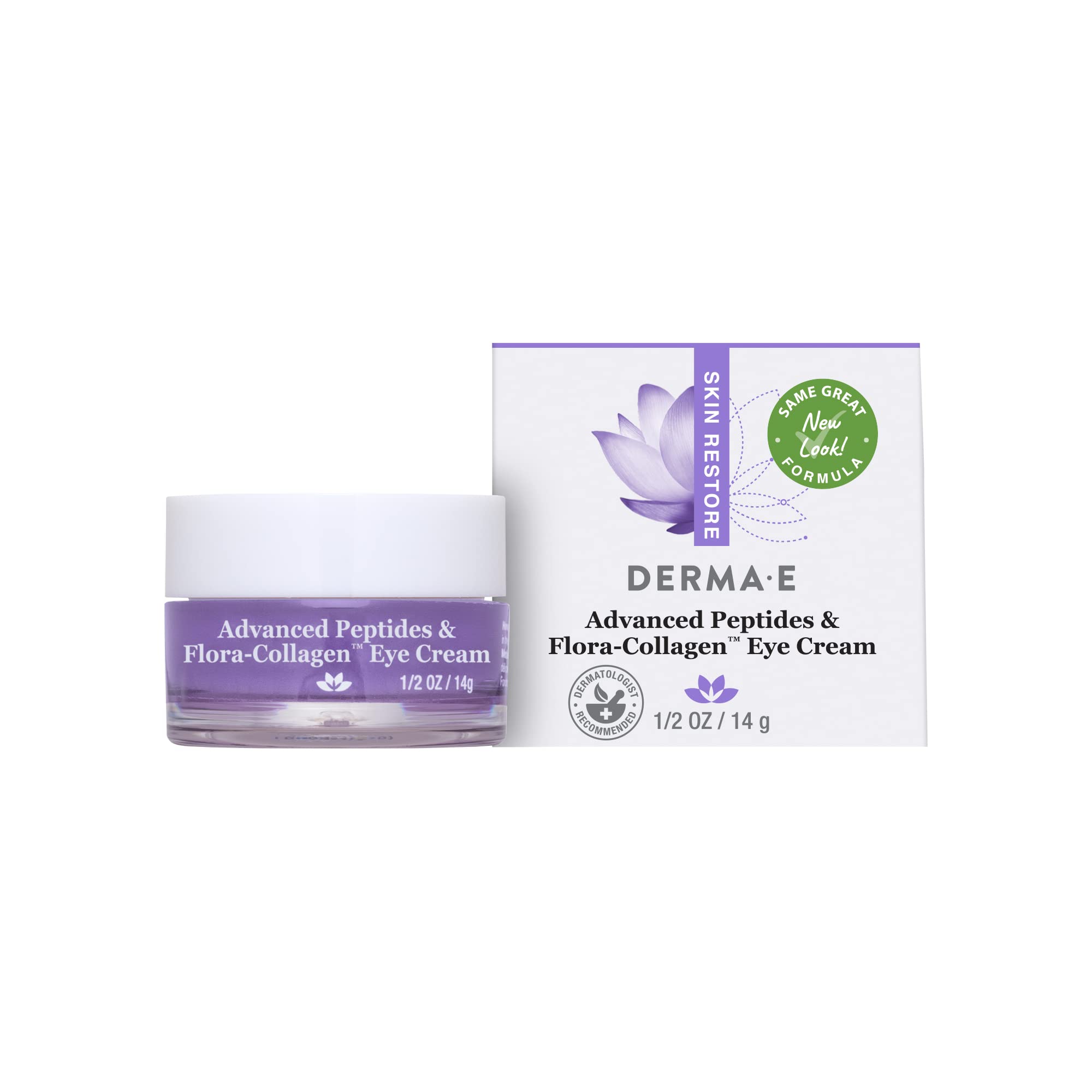 Peptides Plus Double Action Wrinkle Reverse Eye Creme, 0.5 Oz by Derma e