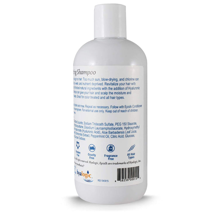 Hyalogic EpisilkShampoo - Moisturizing Shampoo with Hyaluronic Acid (HA), Daily Cleansing Shampoo, Hydrating Shampoo, Detangling Shampoo, Purifying Shampoo for All Hair Types, 10 fl oz.