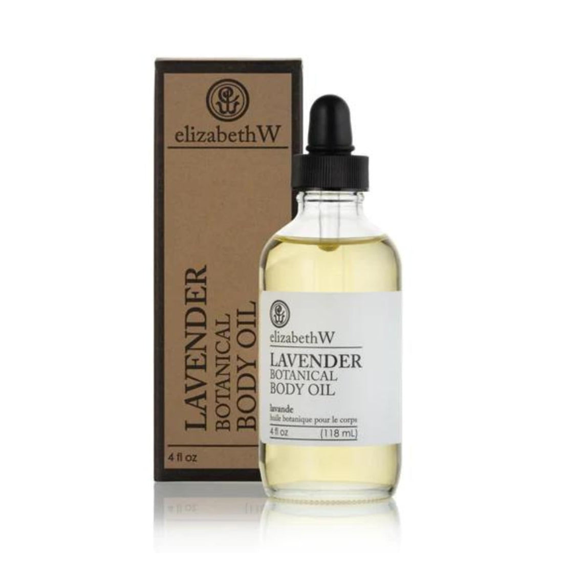 elizabethW Lavender Body Oil - 4 ounces
