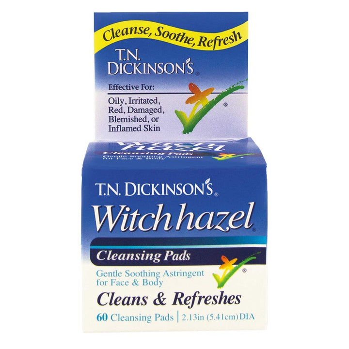 T.N. Dickinson's Witch Hazel 60 Cleansing Pads