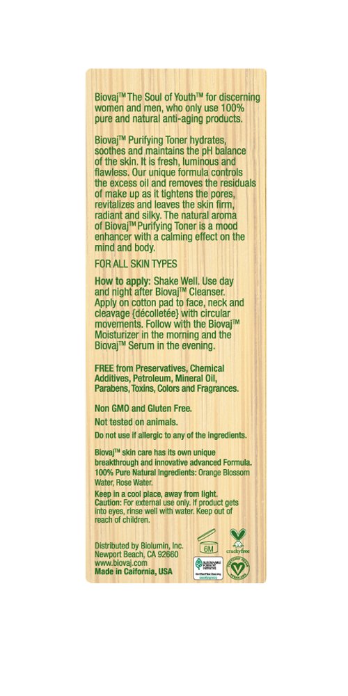 BIOVAJ Purifying Toner, Anti-Aging