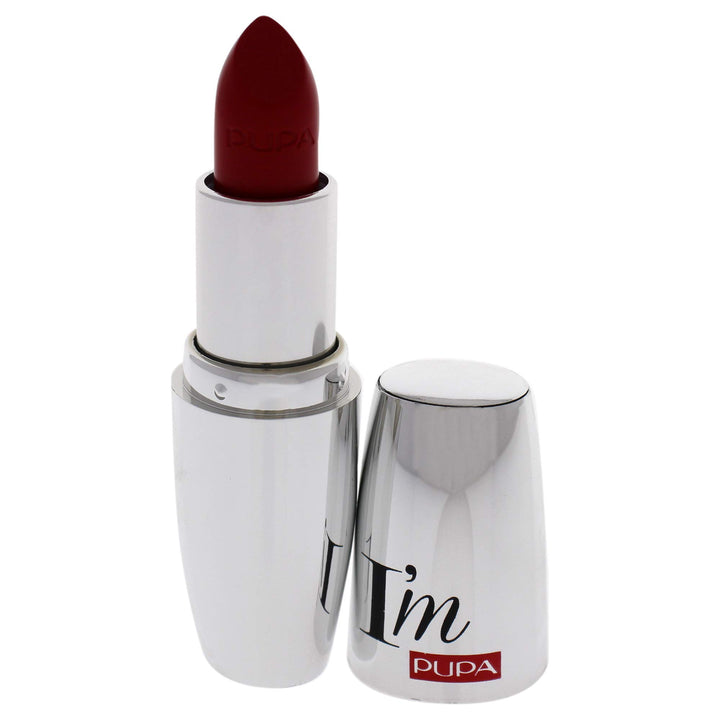 PUPA Milano I Am Pure-Colour Lipstick - Intense Color And Absolute Brightness - High Concentration Of Pigments - Lightweight And Flawless - Melts Perfectly On Lips - 306 Red Pop - 0.123 OZ