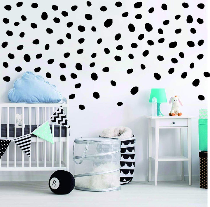 Polka Dots Wall Decal Irregular Dots Wall Decal Removable Vinyl Polka Dot Decor Modern Wall Sticker Nursery Wall Decor