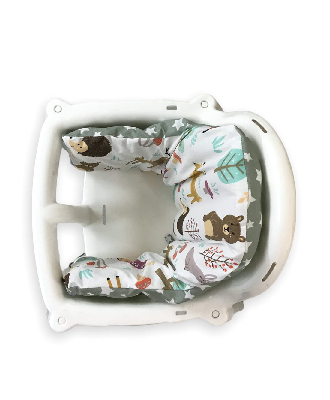 High Chair Cover for IKEA Antilop,Cotton Cover for Inflatable Cushion, Cushion Cover for High Chairs for Babies and Toddlers, High Chair Accessories, It is Only Cover! (Nature Green)