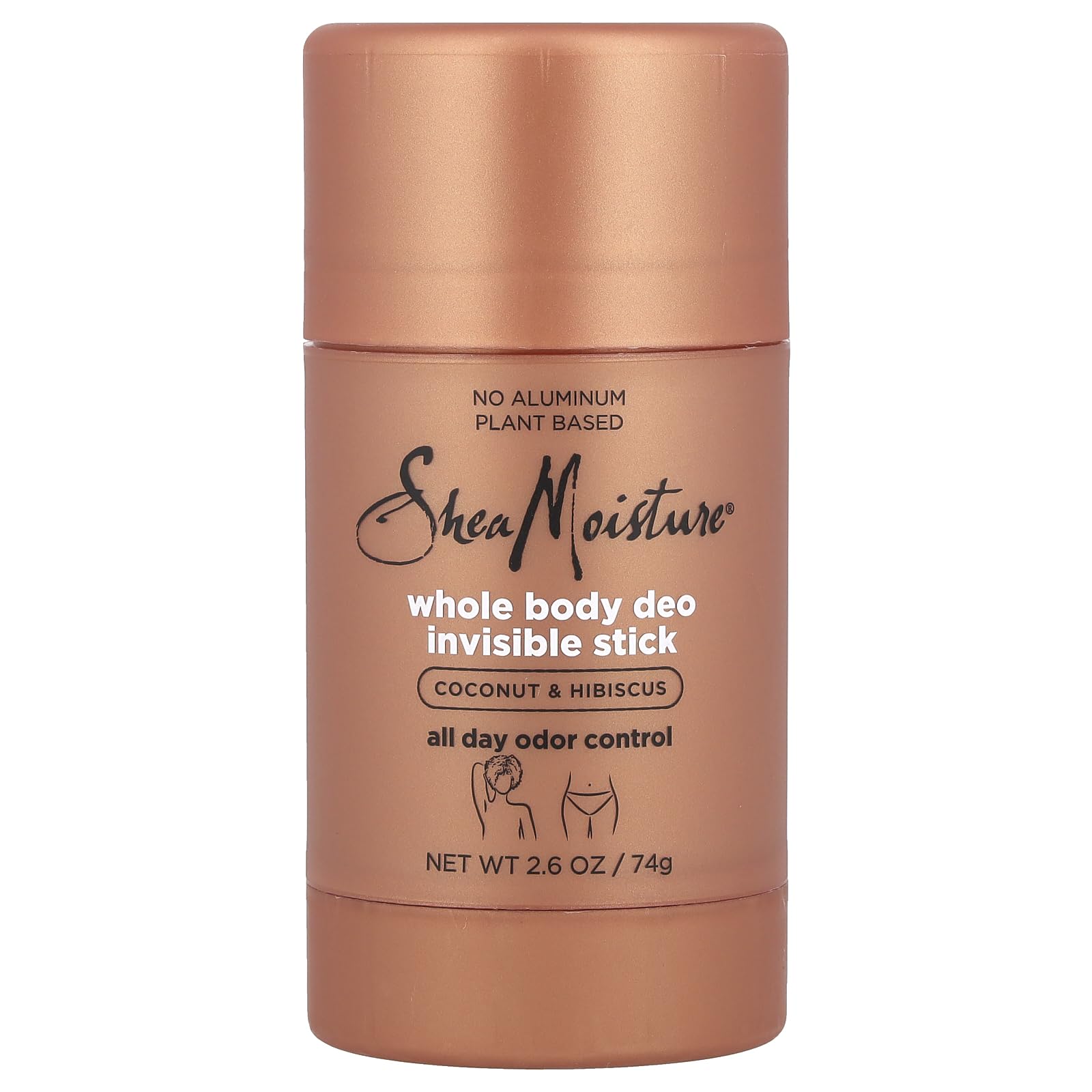 SHEA MOISTURE Coconut & Hibiscus Invisible Stick Deodorant, 2.6 OZ