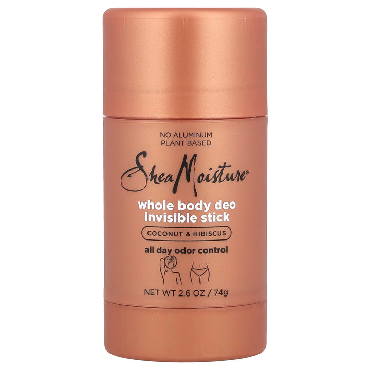 SHEA MOISTURE Coconut & Hibiscus Invisible Stick Deodorant, 2.6 OZ