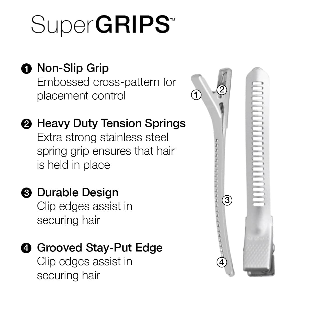 Super Grip Clips - Silver CR-CT-5516025