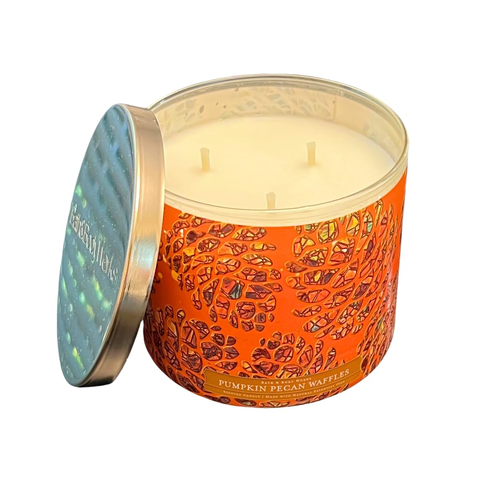 Bath & Body Works Pumpkin Pecan Waffles 3-Wick Scented Candle 14.5 oz