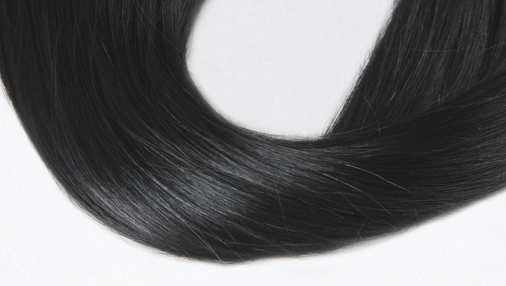 Tressmatch 16 18 Remy(Remi) Human Hair Clip In Extensions Off Black (Color #1b) 9 Pieces(Pcs) Full Head Volume Set Thick To Ends [4.3oz/123grams]