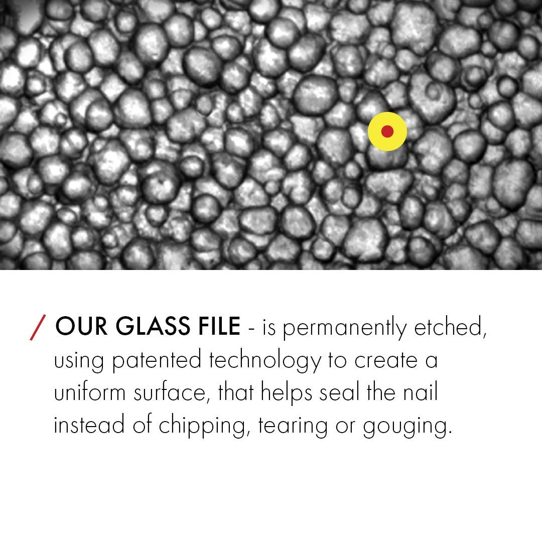 MORE GLITTER. LESS BITTER : GERmanikure 'MORE GLITTER. LESS BITTER' original patented genuine crystal mantra file 3mm thick