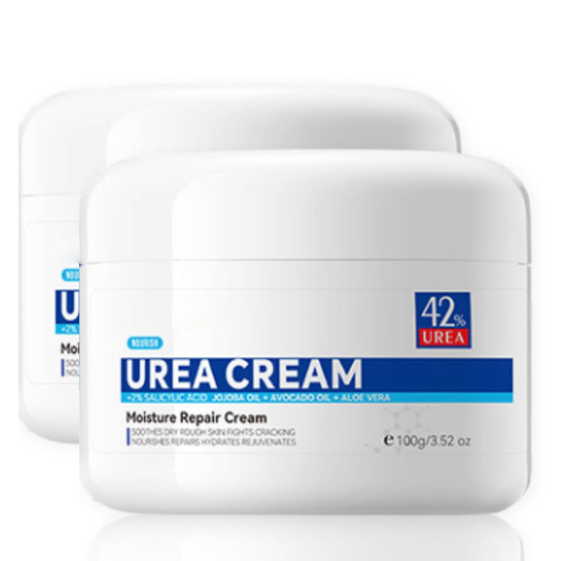 Urea Body Cream 42% - 2pcs Body Lotion for Dry Skin - Salicylic Acid Lotion for Extremely Dry Skin - Urea Cream for Feet - Body Moisturizer Cream - Moisturizes & Softens,Exfoliates Dead Skin