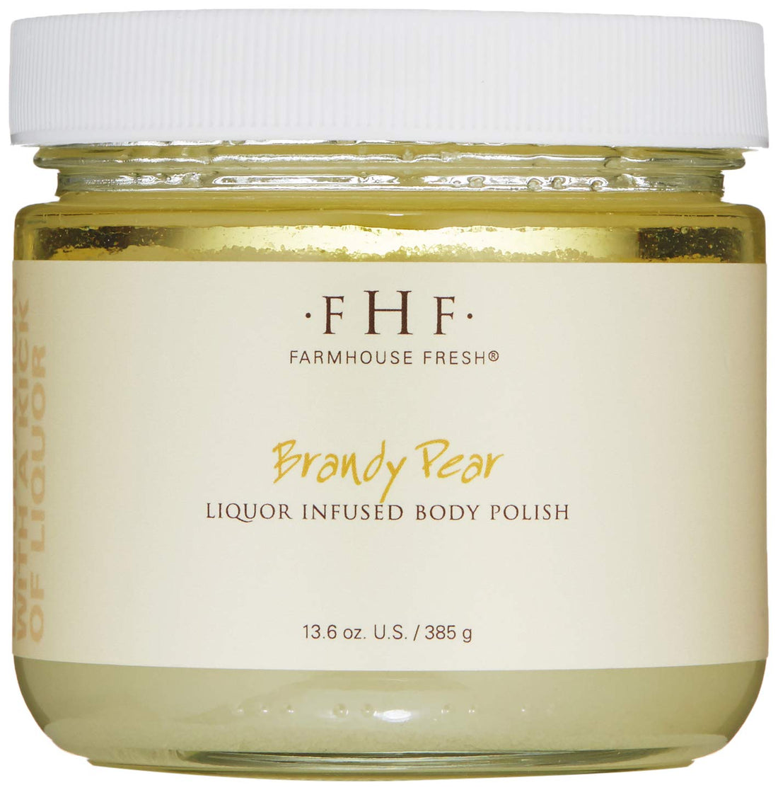 FarmHouse Fresh Brandy Pear Liquor Infused Body Polish, Brandy Pear, 13.6 oz.