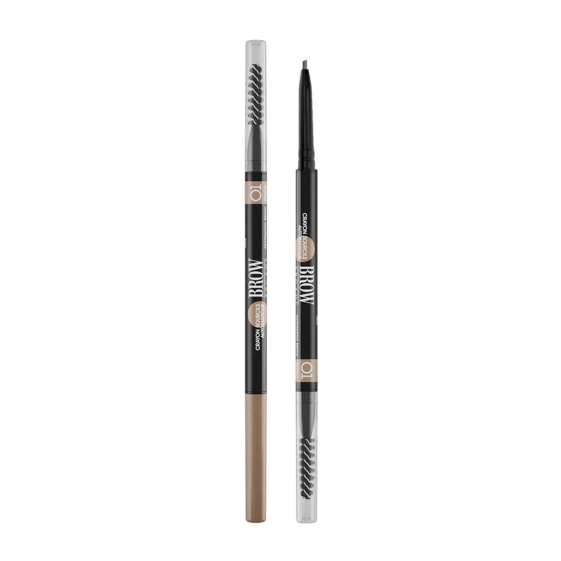 Vivienne Sabo Paris - Automatic Eyebrow Pencil Brow Arcade, Blonde (Shade 01),Natural Looking Brows, All Day Wear, Cruelty Free