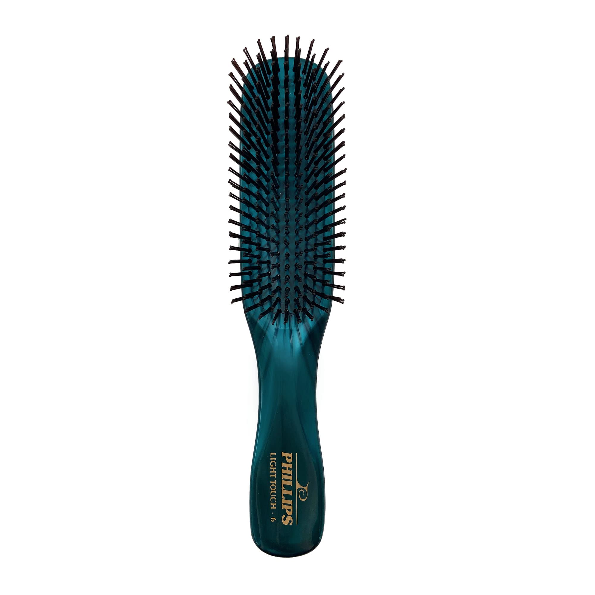 Phillips Brush Emerald Light Touch 6 Hair Brush Part Of The Gem Collection