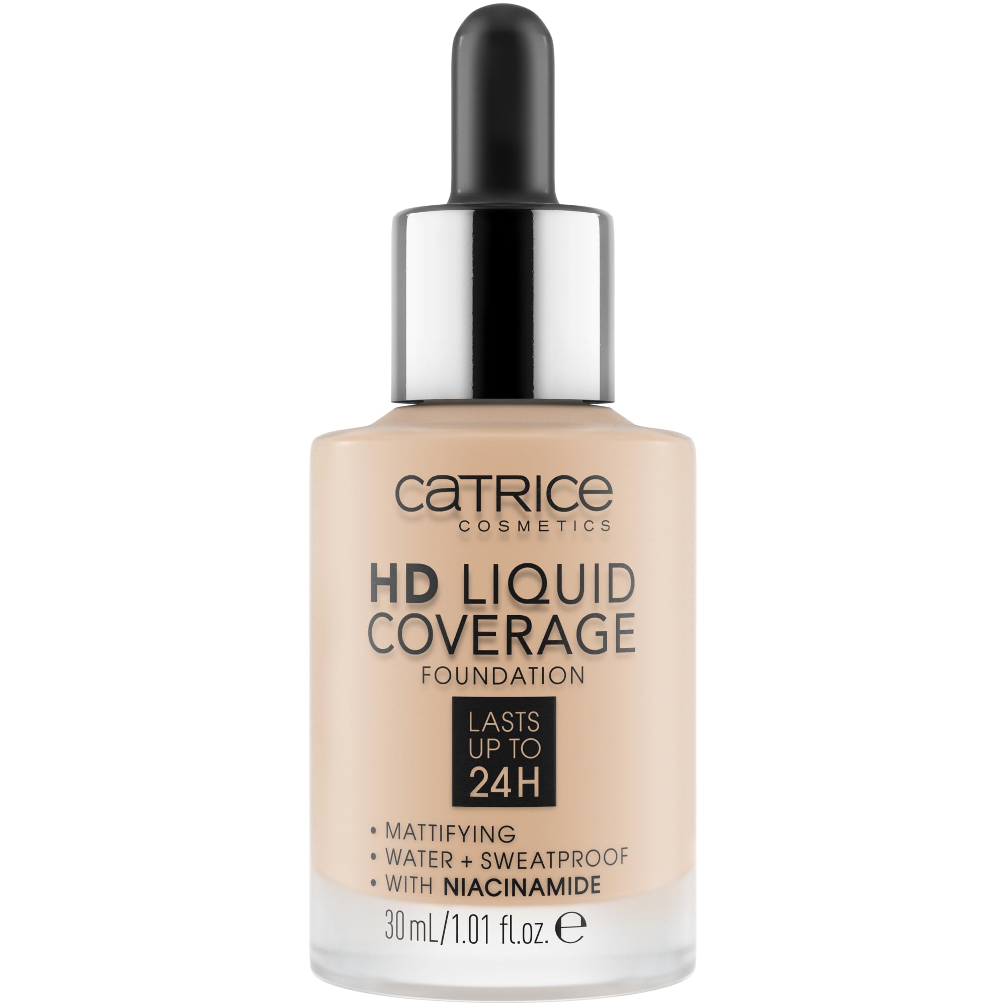 Catrice - Liquid HD Foundation Coverage - 010 Light Beige