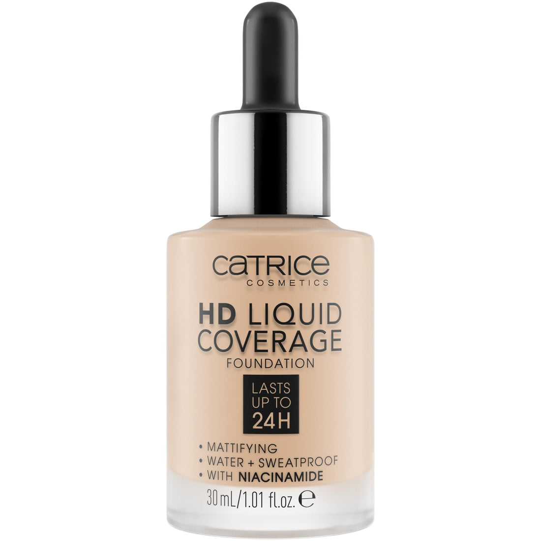 Catrice - Liquid HD Foundation Coverage - 010 Light Beige