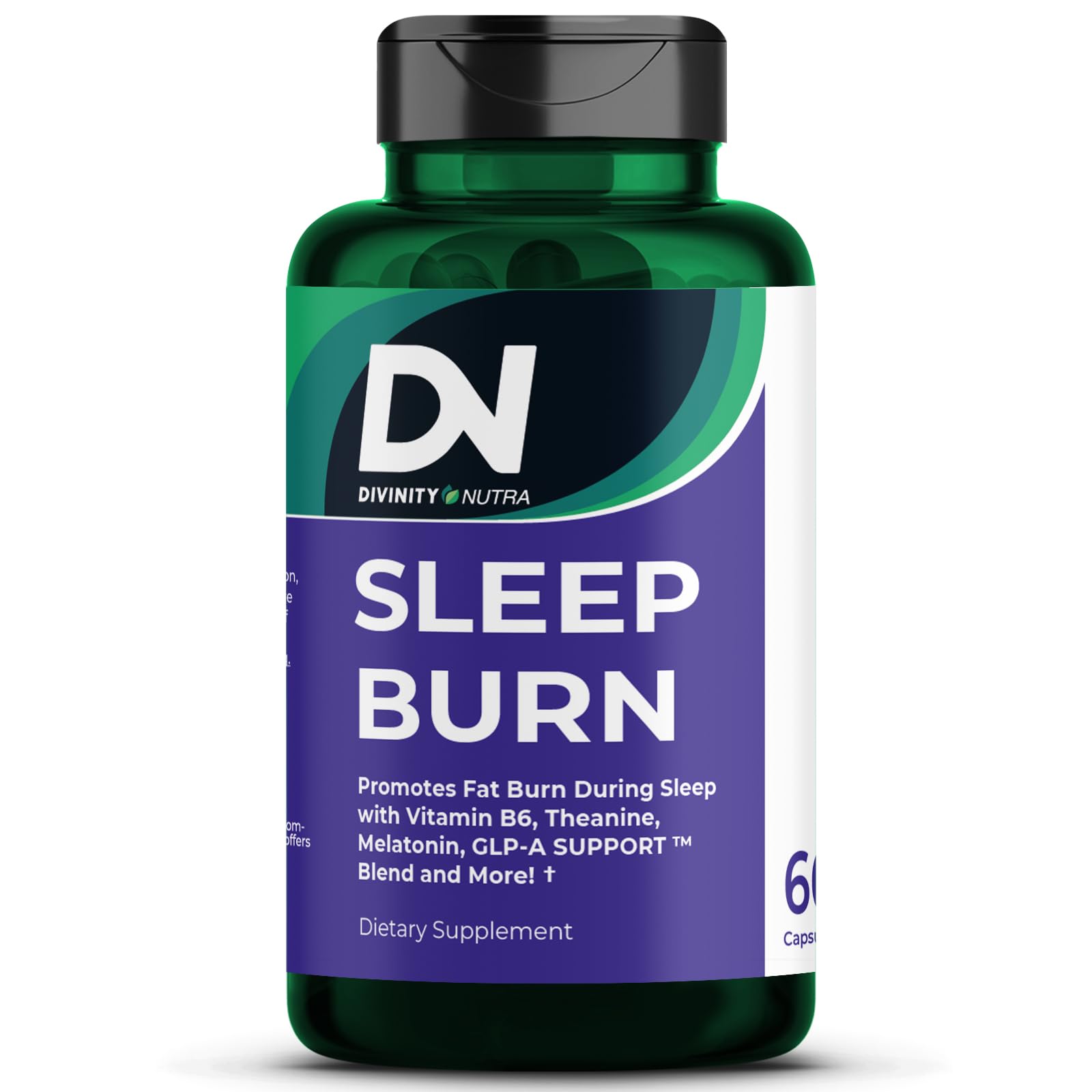 Sleep Burn Night Time Fat Burner,Night Shred Fat Burner and Natural Sleep Support for Men and Women,Metabolism Booster with Vitamin B6,L-Theanine Melatonin Astragalus Ceylon Cinnamon Berberine 60ct