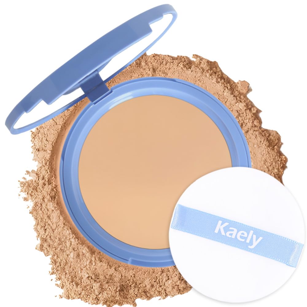 FeiCuiYun Oil Control Matte Perfection Face Pressed Powder, Matte Smooth Flawless Setting Powder Makeup, Polvo Compacto De Maquillaje, Waterproof Long Lasting, Facial Powder, 0.35Oz (03 Pure Beige)
