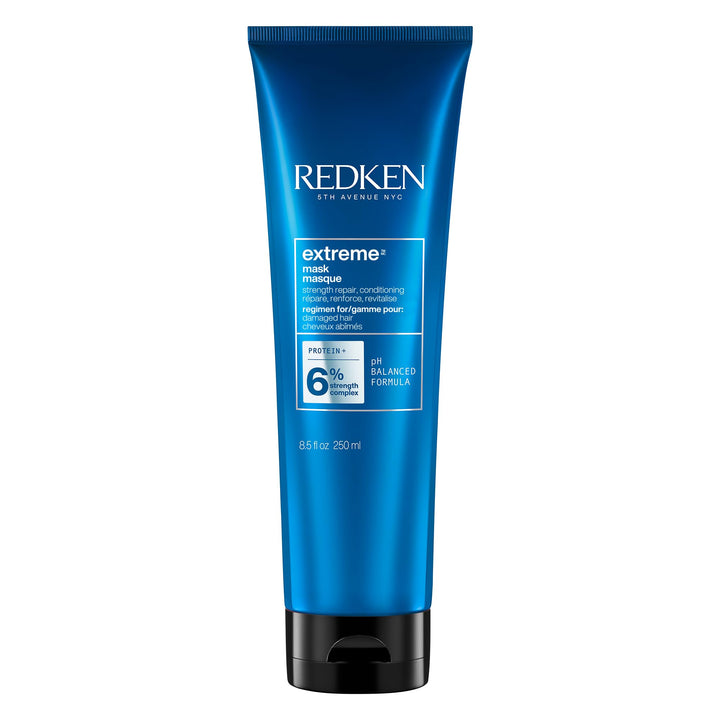 Redken Extreme Mask | Hair Mask for Damaged, Brittle Hair | Fortifies & Strengthens Distressed Hair | 8.5 Fl. Oz.