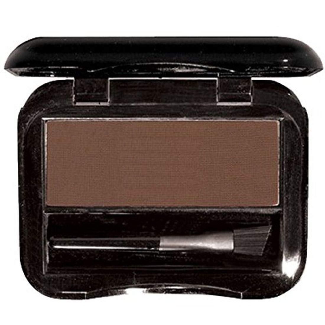 Brush On Brow for Perfectly Shaped & Contoured Brows - Lightweight pressed brow powder compact that creates a subtle natural brow to a fierce night out brow (Dark Brown) by ProBeautyCo