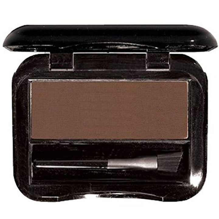 Brush On Brow for Perfectly Shaped & Contoured Brows - Lightweight pressed brow powder compact that creates a subtle natural brow to a fierce night out brow (Dark Brown) by ProBeautyCo