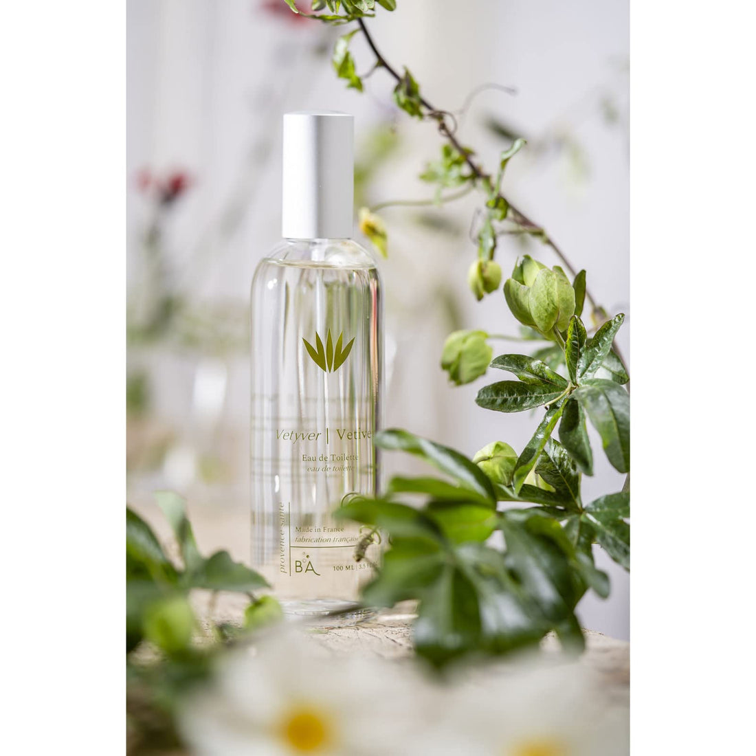 PROVENCE SANTE PS Eau de Toilette Vetiver, 1 Glass Bottle in a cardborad tube