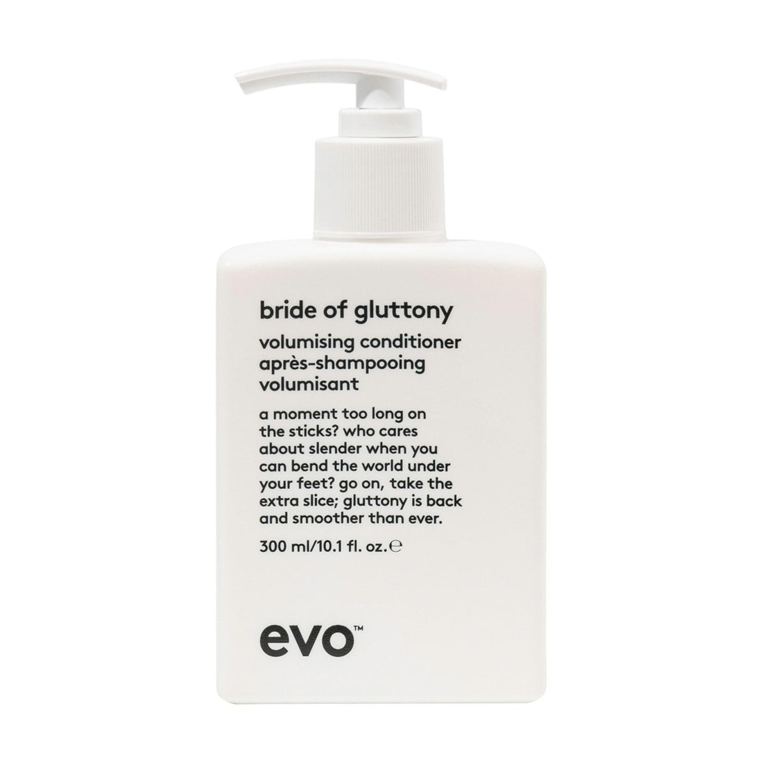 EVO Bride of Gluttony Volumizing Conditioner - Protects Hair Color - Reduces Frizz and Tones Hair Color - 300ml / 10.1fl.oz