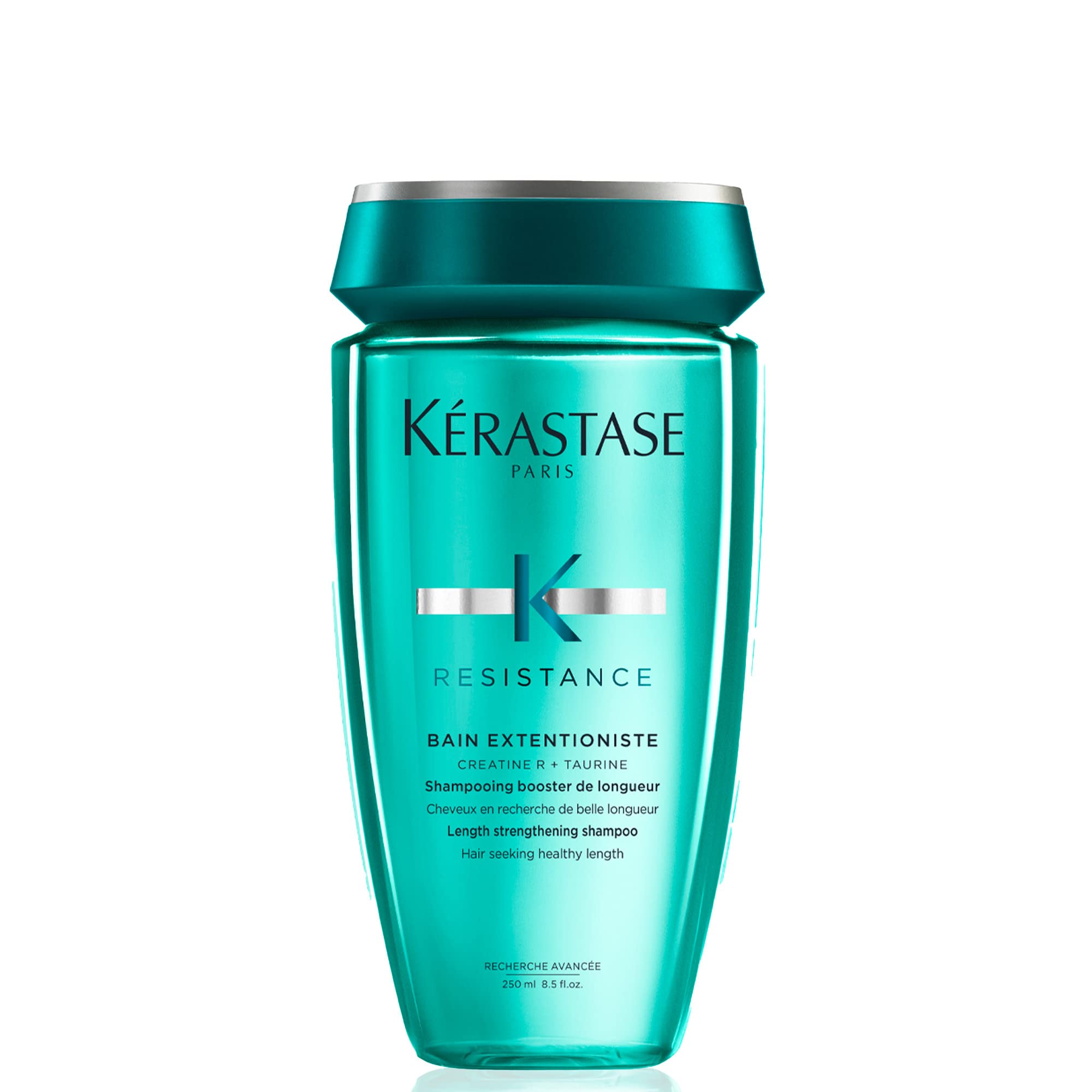 KÉRASTASE Resistance Bain Extentioniste Shampoo, Length Strengthening Shampoo, Protects Hair and Scalp from External Aggressors with Ceramides to Enhance Shine for Damaged Hair, 8.5 Fl Oz