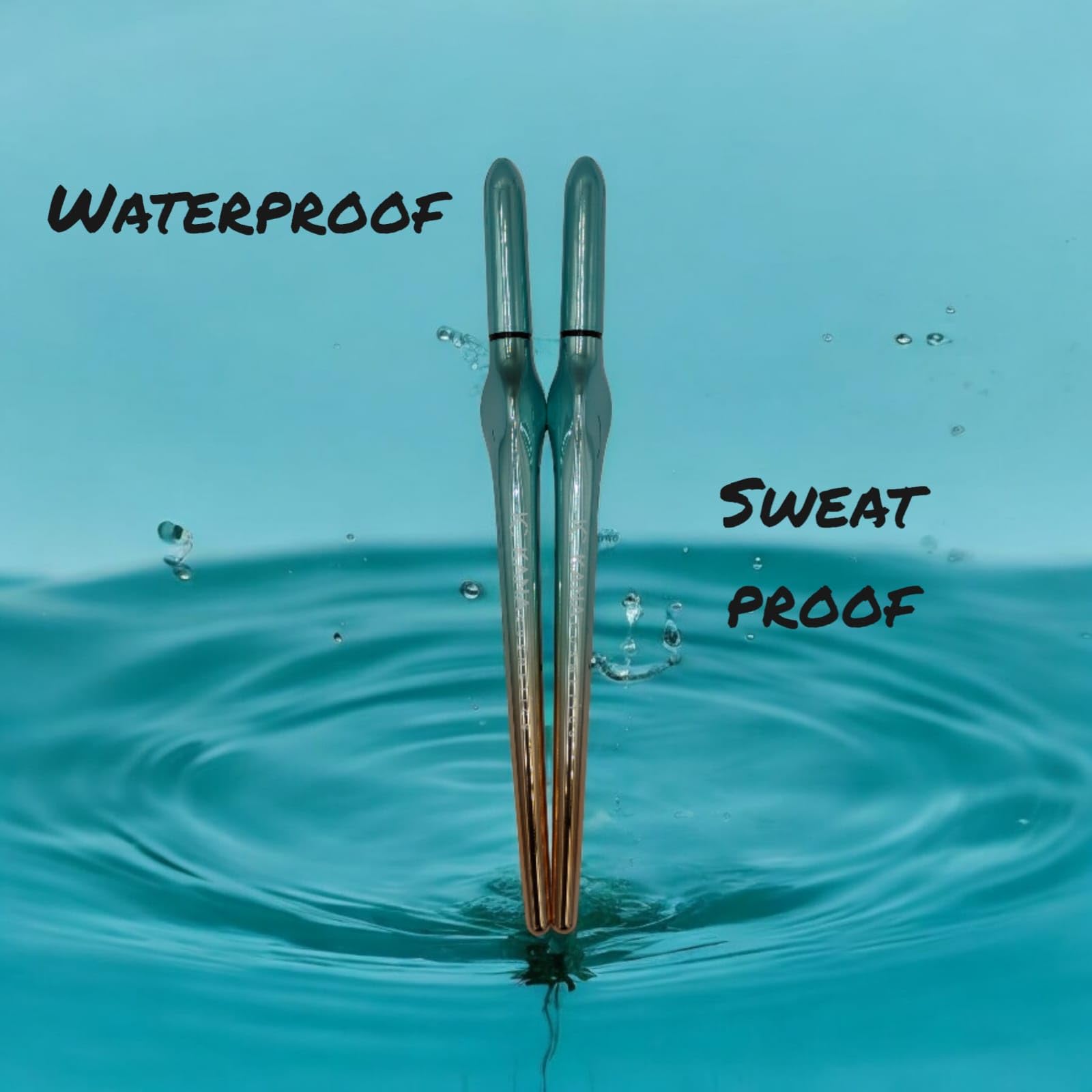 KANA cosmetics Waterproof, Intense black matte liquid eyeliner, Long lasting up to 24 H. A Dupe for Gen Z and Millennials