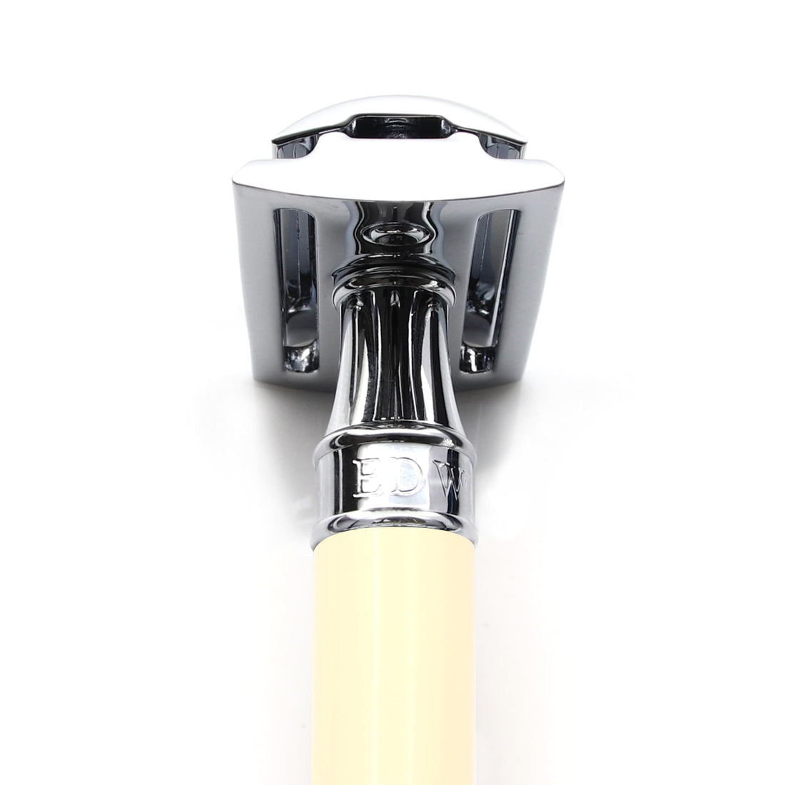 Edwin Jagger De87bl Faux Ivory Double Edge Safety Razor, Ivory