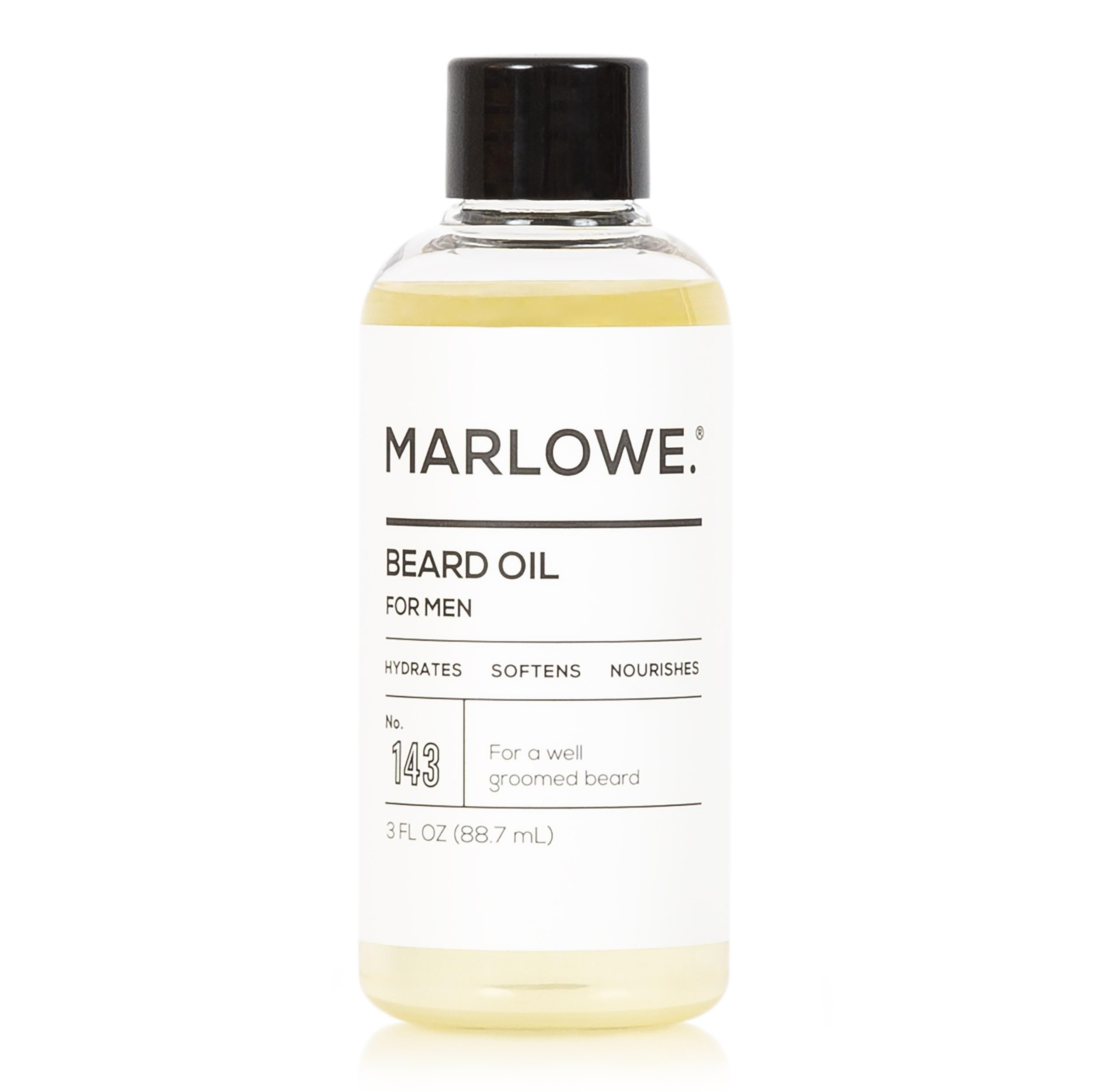 Marlowe. No. 143 Men's Beard Oil 3 oz