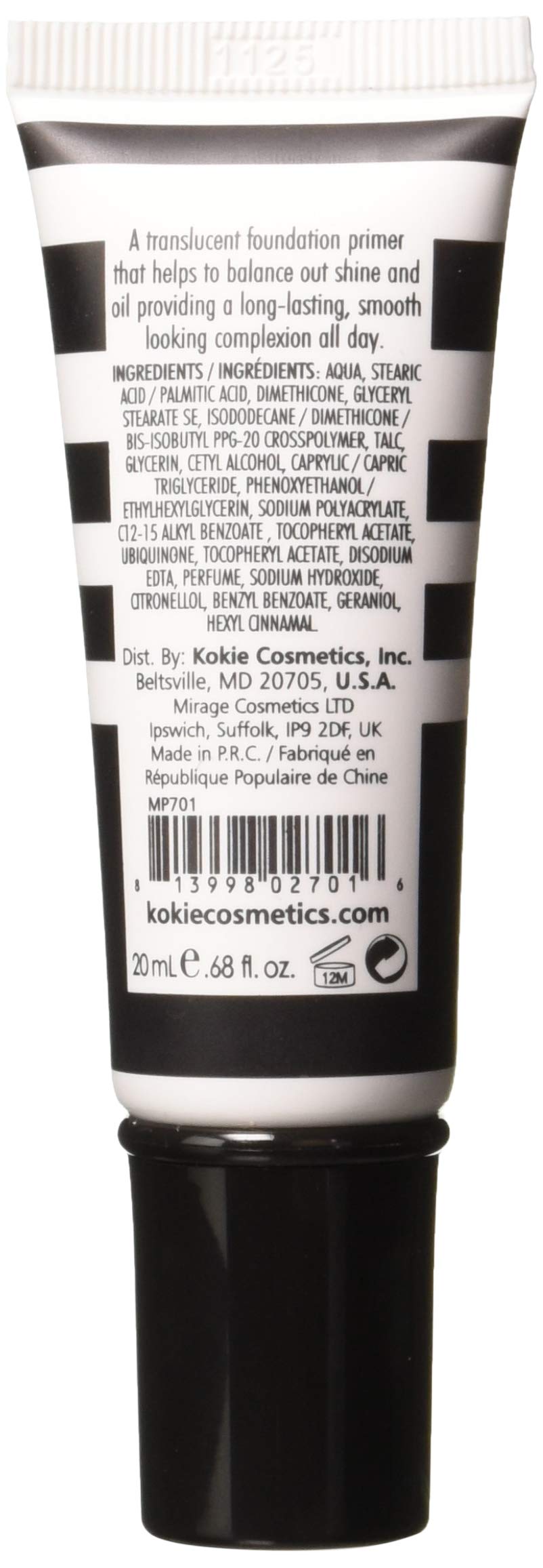 Kokie Professional So Matte Mattifying Foundation Primer .68 Fl Oz