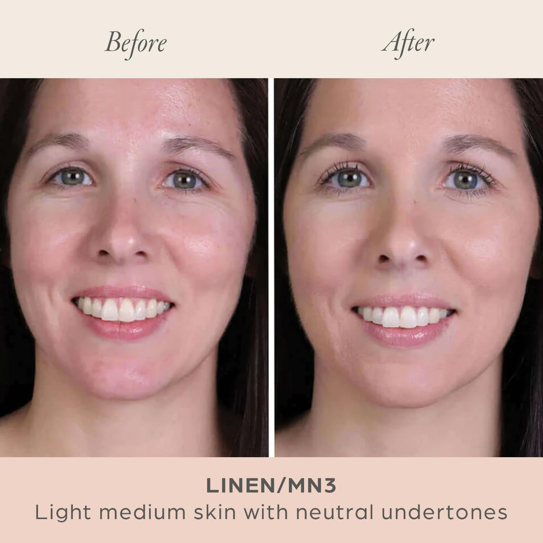 Pur Minerals 4-In-1 Pressed Mineral Makeup Powder SPF 15 - MN3 Linen Women Foundation 0.28 oz