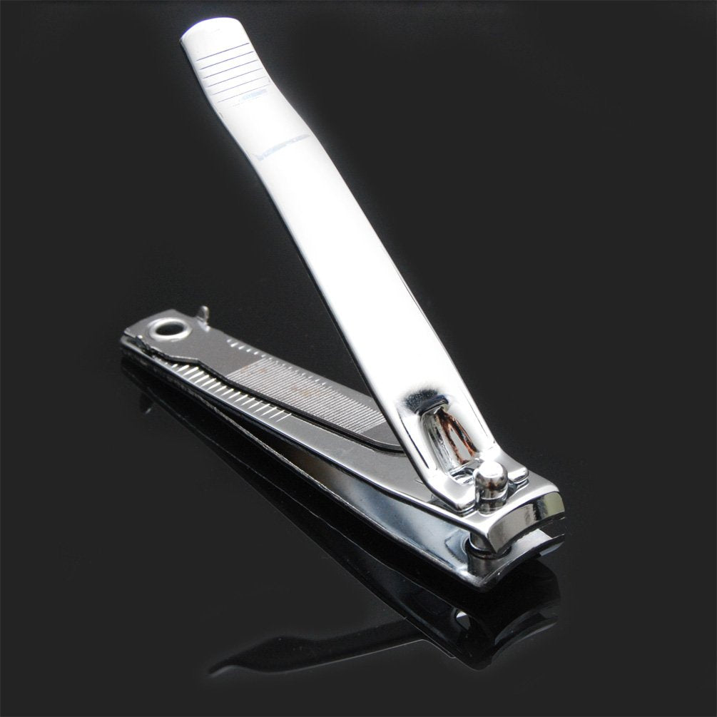 Luxxii (3 Pack) Sharp Sturdy Nail Clippers Set with Nail File Toenail & Fingernail Clippers Nail Cutter Clipper Gift Set for Men and Women (A)