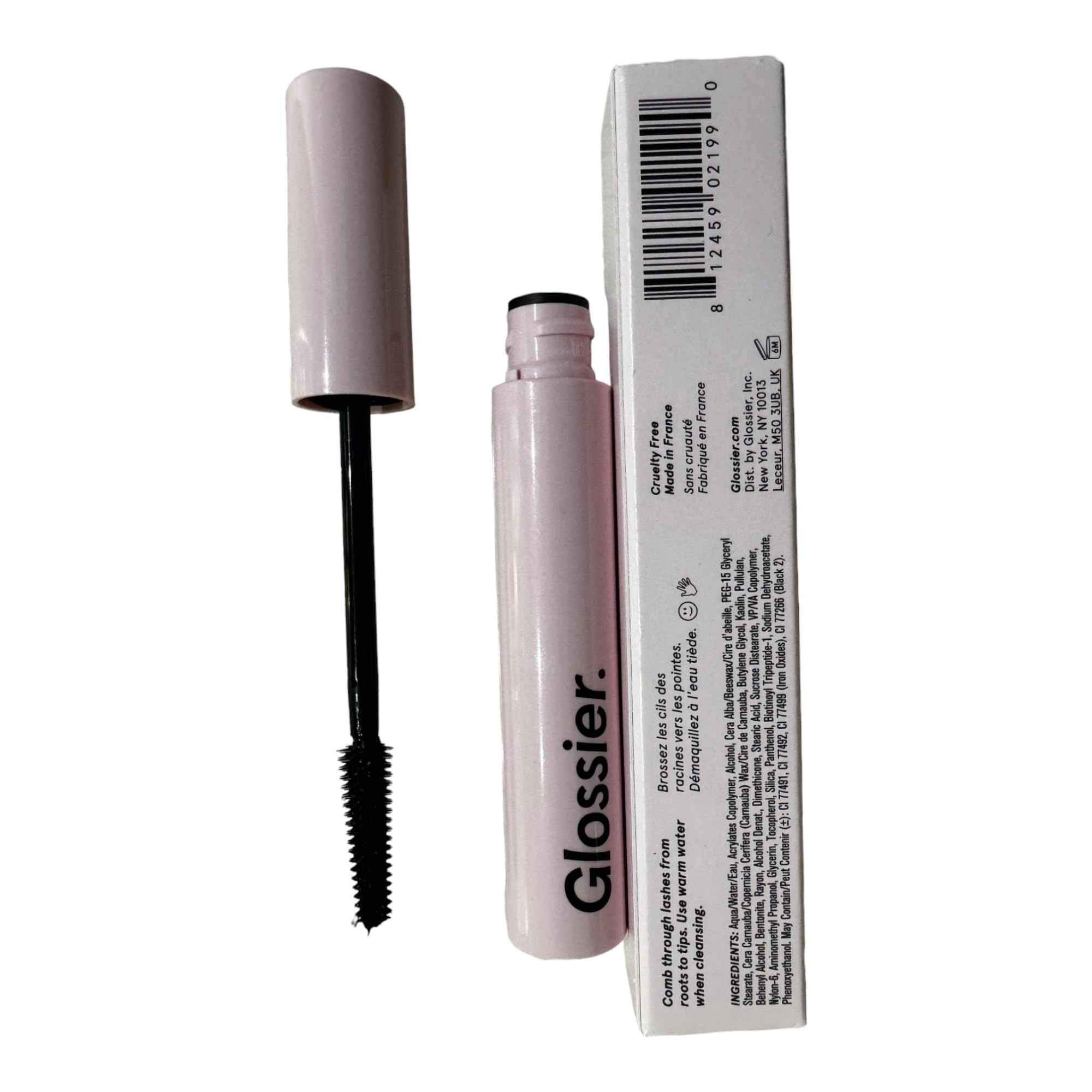 Glossier Lash Slick Lift and Lengthening Mascara - Black - True Black Mascara