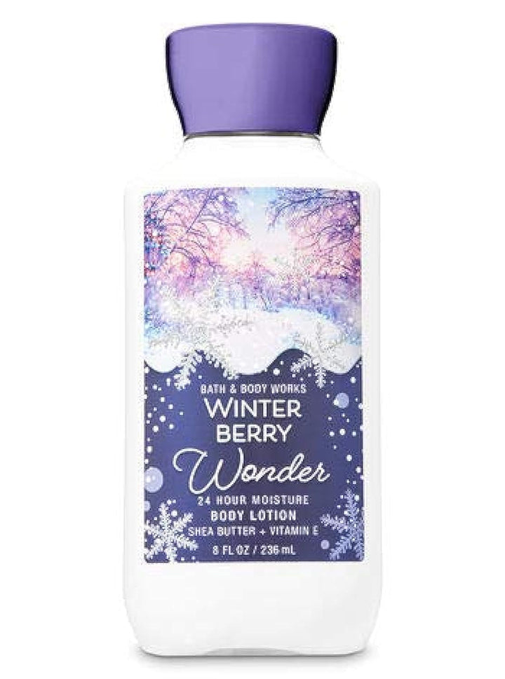 Bath and Body Works Winterberry Wonder Body Lotion 8 Ounce Full Size