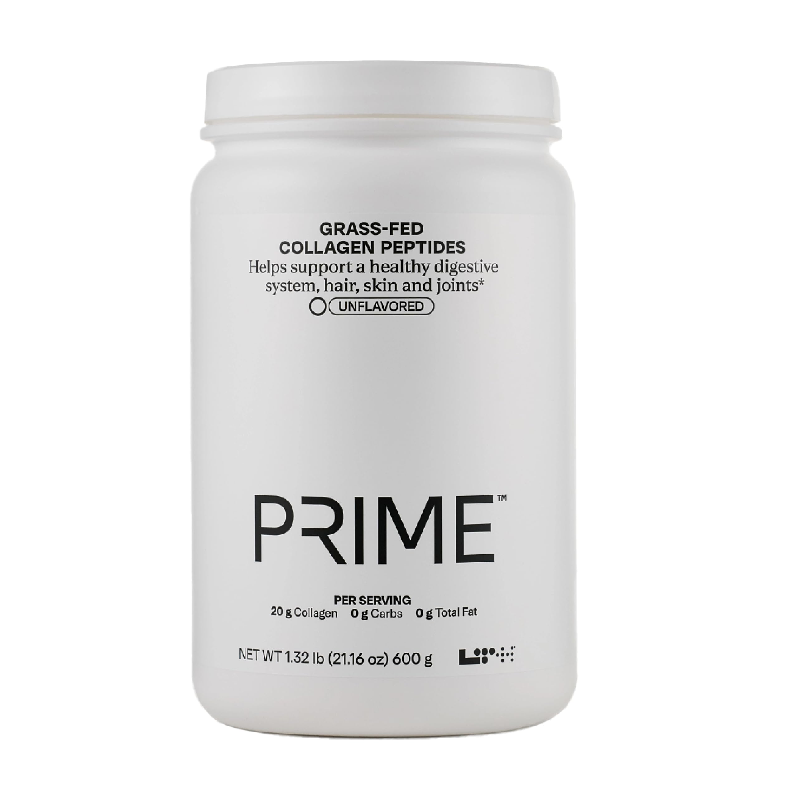 LTH Prime Collagen Peptides - Premium Collagen Powder for Digestive Health - Supports Healthy Joints, Hair, Nails & Skin - Hydrolyzed Collagen from Grass-Fed Cows - Unflavored - 30 Servings