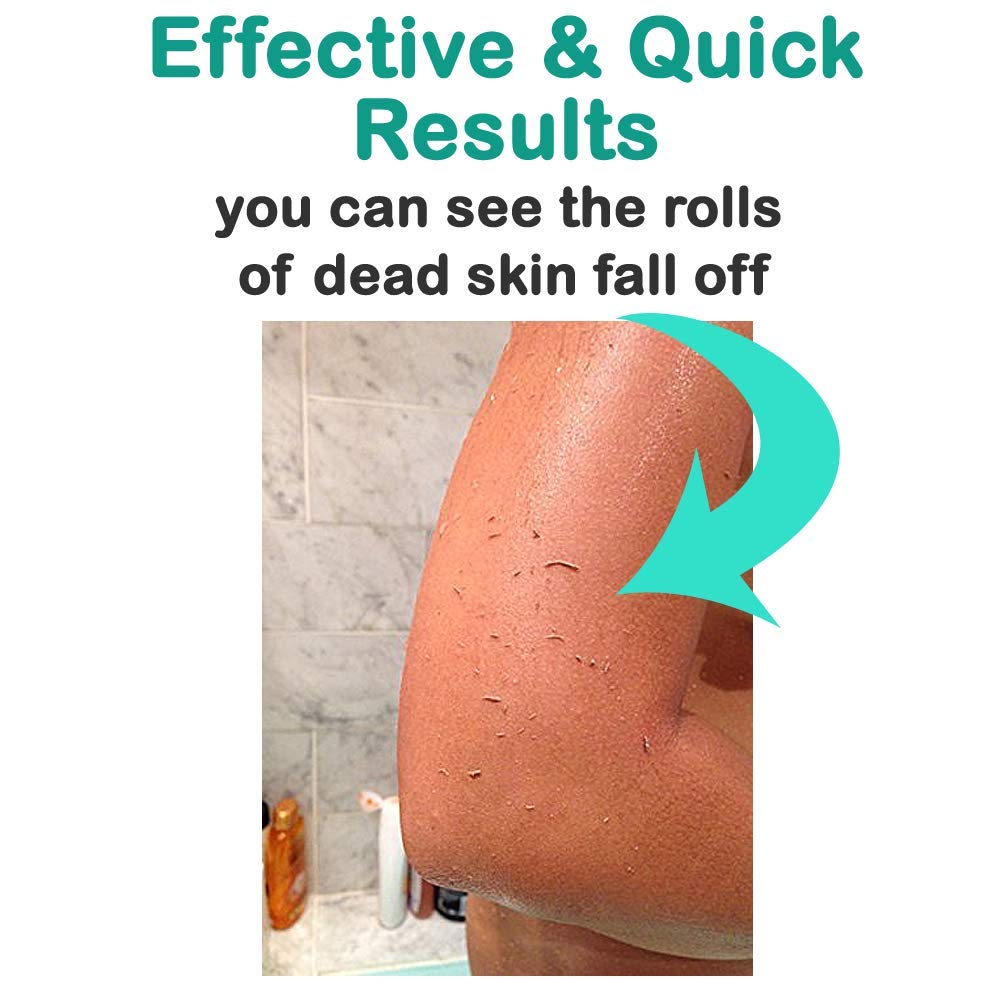 Elbahya Spa Premium Quality Exfoliating Hammam Glove, Scrub Face & Body, Cellulite Remover, Skin Exfoliator Mitt, Exfoliating Body Scrub, Remove Blackheads, Cellulite Massage Mitt & More (Orange)