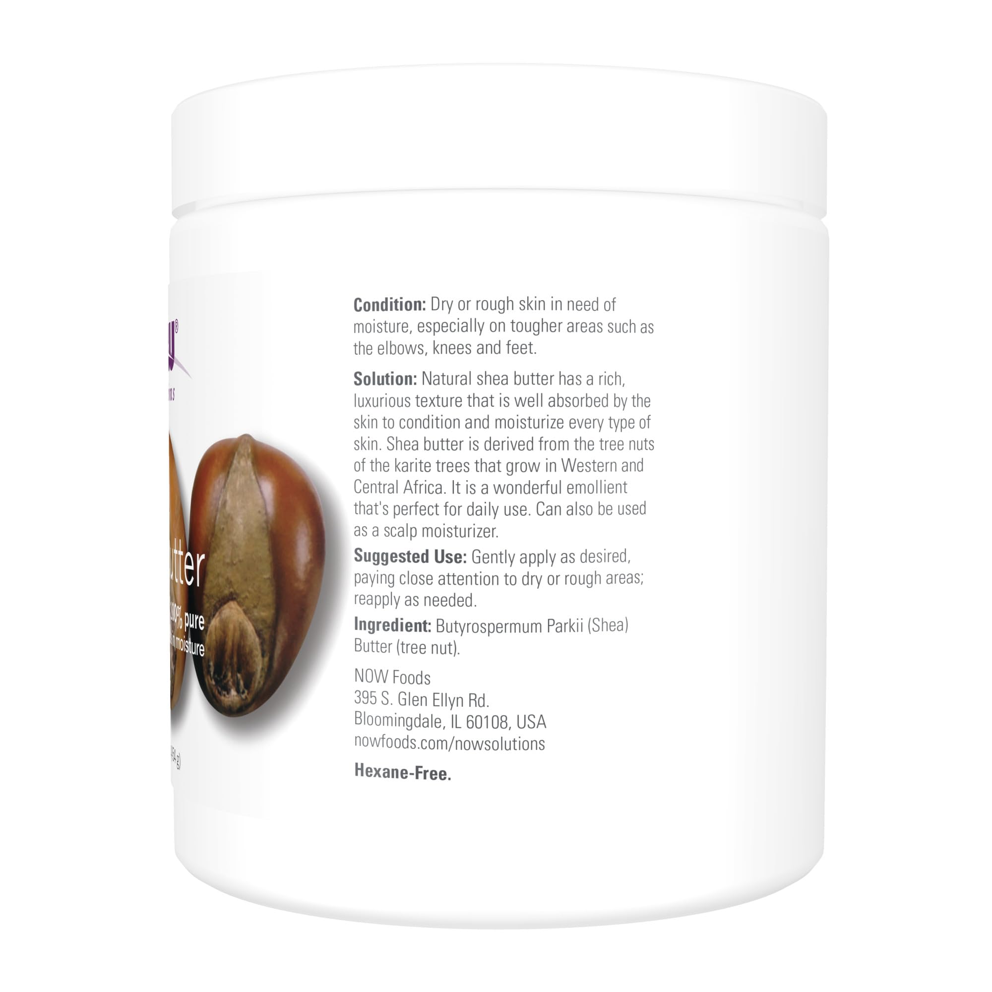 Now Foods Shea Butter, 16 Ounce