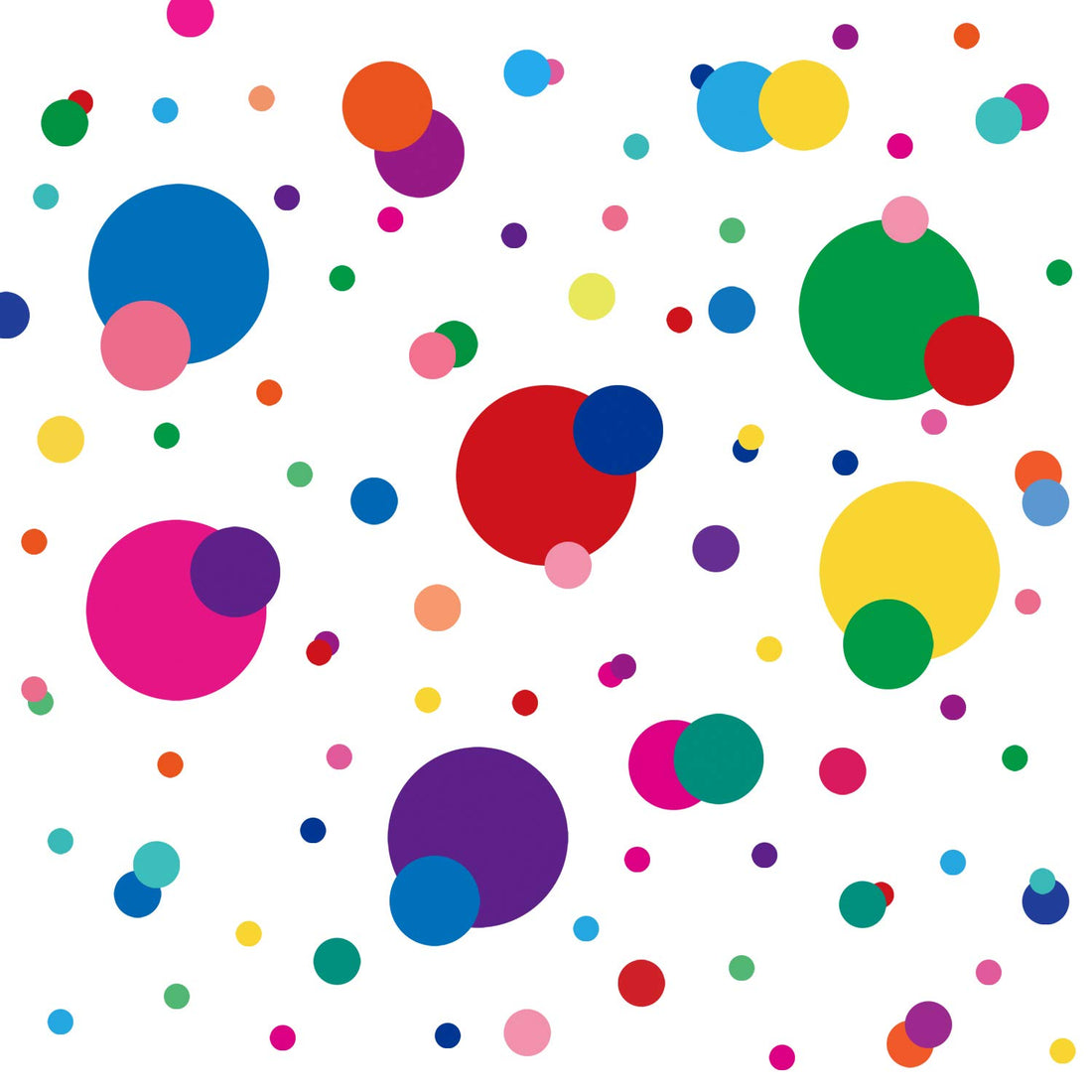 PARLAIM Wall Stickers for Bedroom Living Room, Polka Dot Wall Decals for Kids Boys and Girls (160 Circles)