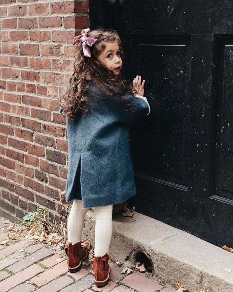 Cherssy Hair Bow Clips, Fall Baby Girls 4 Velvet Hair Boutique Accessories, 10Pcs Alligator Clips for Toddlers, Little Girls, School Girls, Teens