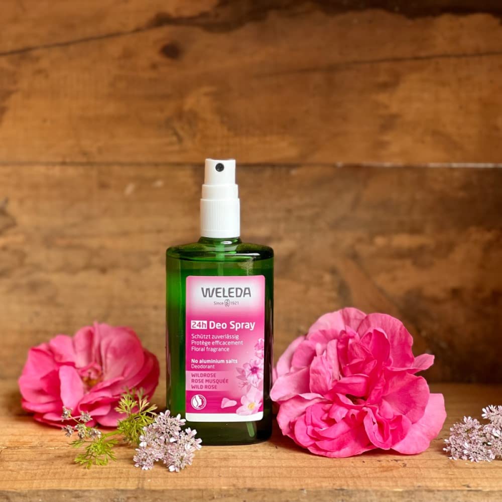 Weleda Wildrose Deodorant, 3.4-ounce, Spray, Unisex