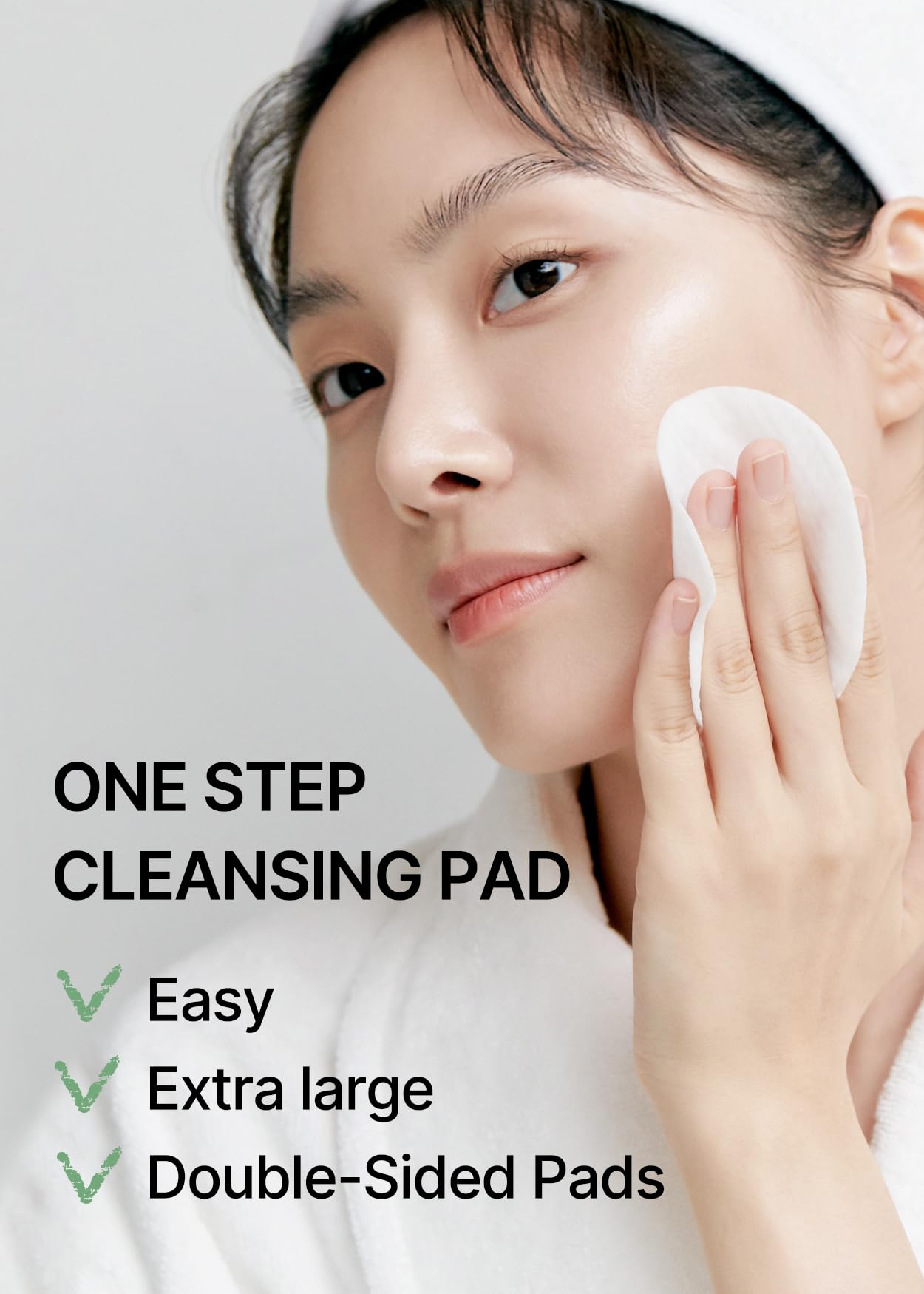 celimax Ji.Woo.Gae One Step Mild Cleansing Pad (60pads) | Easy One-step Makeup Remover, Cleansing Water Pads, Big Size, Face Wash Cleanser, Hydrating, Soothing, Moisturizing, Korean Daily Skincare